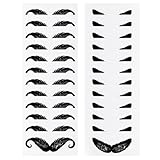 Housoutil Nasenhaar Wachskit mit PP Bartschutz Aufklebern 24 Stück Nasenhaarentfernung und Schnurrbart Sticker für Herren Bartpflege und Wachs