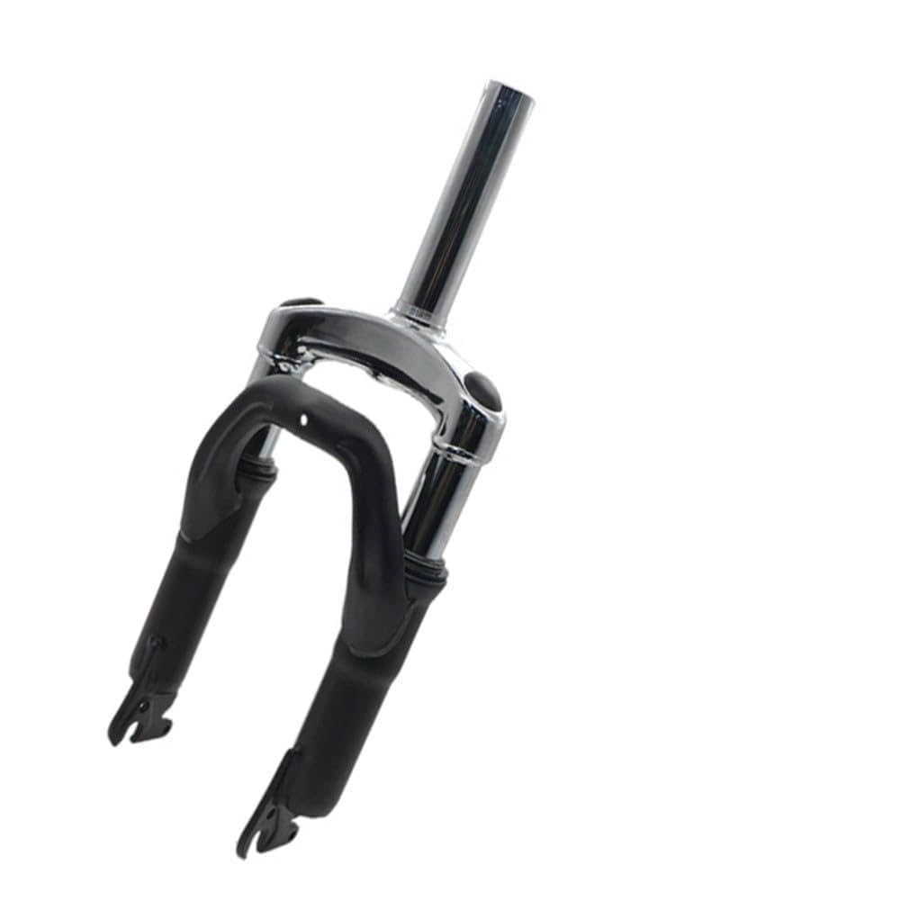 Forcella anteriore pieghevole Ebike 12 14 pollici elettrica per bici, ammortizzatore in lega, filettatura BSA o non filettata, argento
