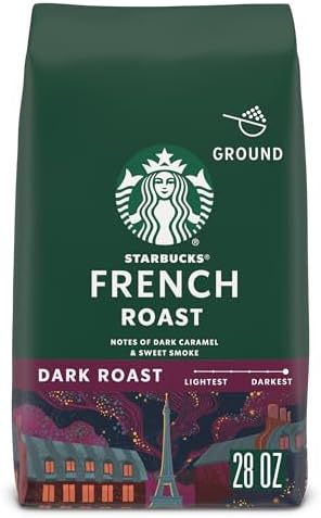 Starbucks French Roast Dark Roast Ground Coffee, 793g Bag