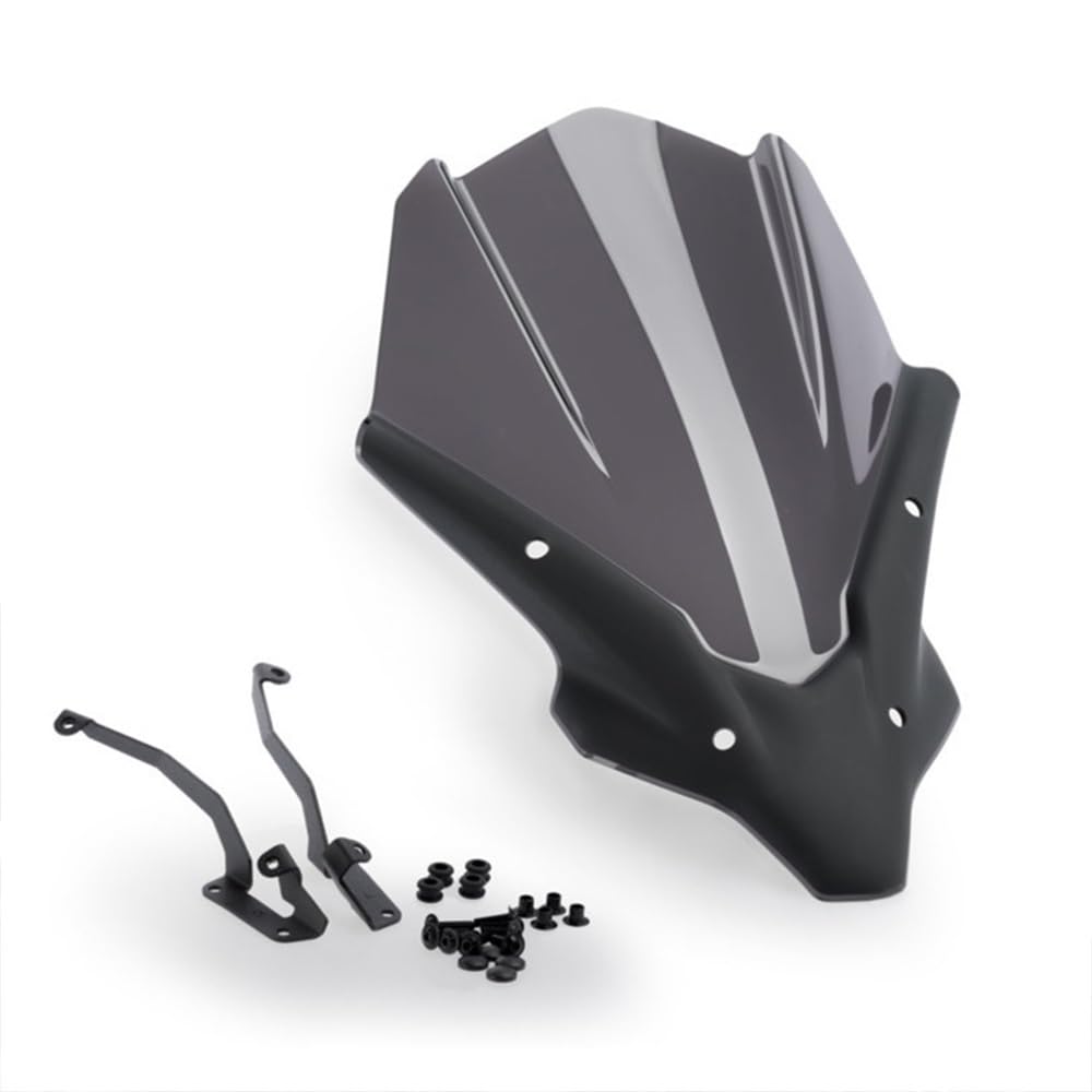 Deflettore parabrezza moto Accessori per moto parabrezza da turismo visiera nera per MT-07 SP MT07 FZ07 FZ-07 2021 2022 doppia bolla