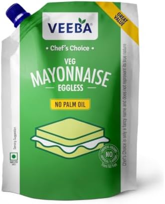 Veeba Eggless Mayonnaise Pouch 875g