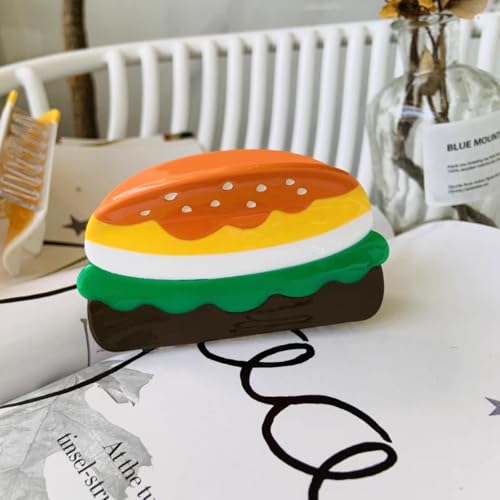 Pinza para cabello con diseño divertido de comida miniatura 2