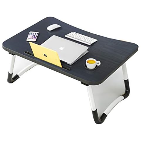 HAOJING Desk folding table dormitory artifact laptop table college bedroom with small table lazy table folding table bedroom simple student learning lazy writing desk dormitory simple Cover