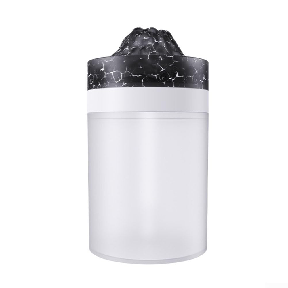 200ML USB Humidifier Diffuser with Colorful LED Lights Volcanic Effect Air Aromatherapy Machine for Home Car Office Bedroom