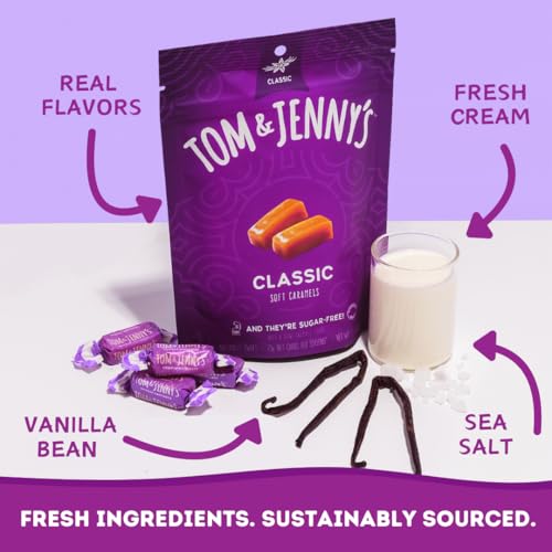 Tom & Jenny'S Sugar Free Candy Soft Caramels Individually Wrapped thumb #2