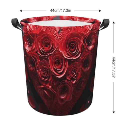 Panier de rangement vêtements sales étanche | Solution pliable 44cm pour petits espaces - 3
