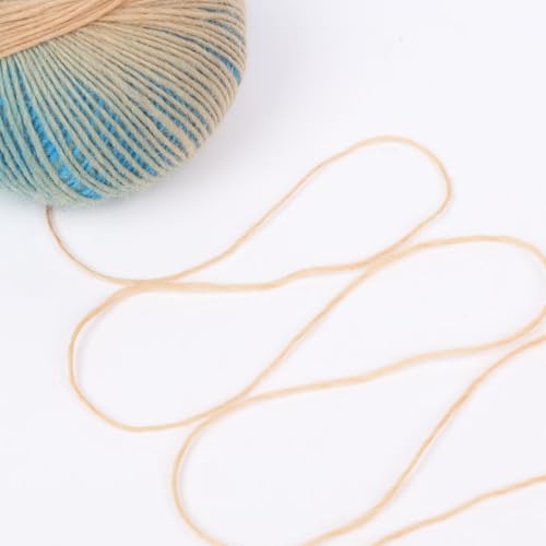 Image of NICEEC 3 Skeins 100% Rainbow Wool Yarn Soft Gradient, Self-Striping, Colorful Single Ply Yarn for Crochet & Knitting (Total 196ydsx3 /1.76ozx3) - 31#