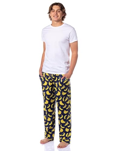 INTIMO PJammy Men's Going Bananas Tossed Print Sleep Pajama Pants For Adults2
