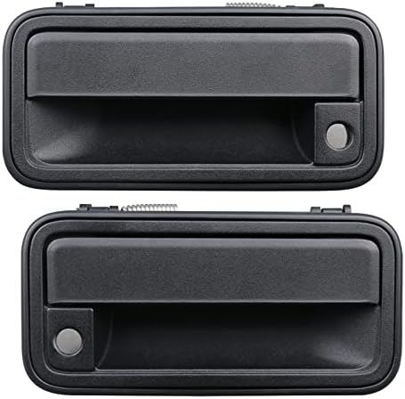 APPERFiT All Metal Exterior Door Handle Front Compatible with 1995-2000 Chevrolet Chevy Tahoe Suburban C1500 C2500 C3500 K1500 K2500 K3500 GMC Yukon Replaces 15742229 15742230