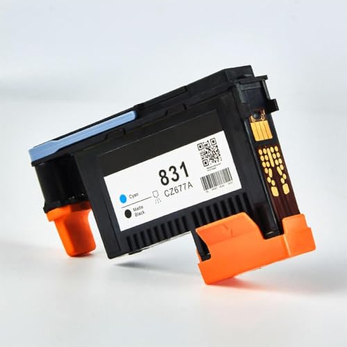 GFJHFDCR Látex impresión de impresión 831 831 Compatible con Modelos de impresoras de látex 110 115 310 315 330 335 360 365 370 560 570 Reemplazo para CZ677A CZ678A CZ679A CZ680A Impresion(MBK C)