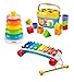 Produktbild Fisher-Price FWP36 - Klassiker Trio Geschenkset mit drei Baby-Spielzeugen zum Stapeln, Sortieren und musikalischen Spielen, Babyspielzeug ab 18 Monaten