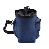 Kreidebeutel für Klettern, Klettern, mit 2 großen Aufbewahrungstaschen, Kordelzugverschluss, mit verstellbarem Gürtel, für Klettergymnastik