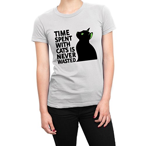 T-shirt chat femme idéal pour moments cocooning à la maison ou balades décontractées