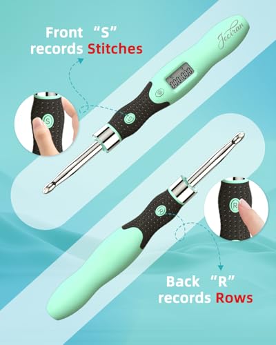 Kit de crochets interchangeables 24 en 1 pour ne plus jamais perdre le compte de vos mailles - 6