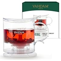 VAHDAM, Tetera para Té a Granel con Filtro de Malla Integrado