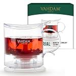 VAHDAM – VAHDAM, Teekanne für losen Tee mit integriertem Tassennetzsi