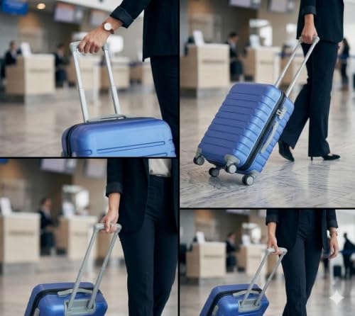 Image of Luggage Wheel,Handle,Lock Only for Replacement and Repair for VIP, Safari, Skybag, Amrican Tourister Suitcases Luggage Part (2 PCS HANDLE GREY)
