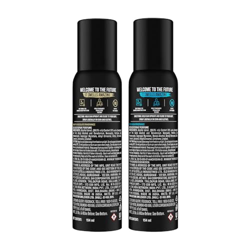 Image of AXE Signature Dark Temptation Body Perfume for Men, 154 ml And Signature Body Perfume, Champion, 154ml