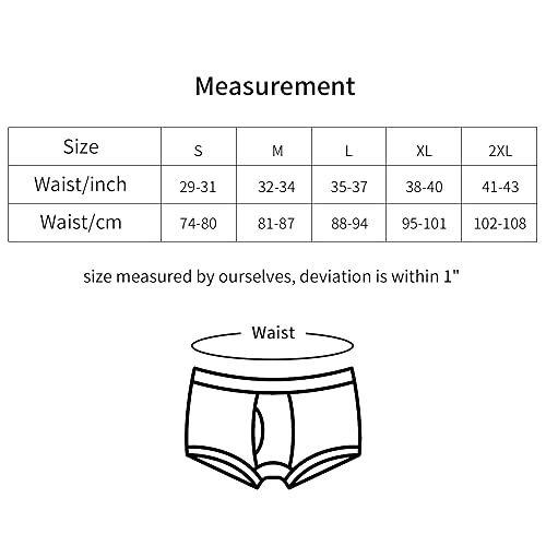 Broddle Men's Butt Padded Underwear Breathable Microfiber Modal Trunks Heather Grey #TOP2