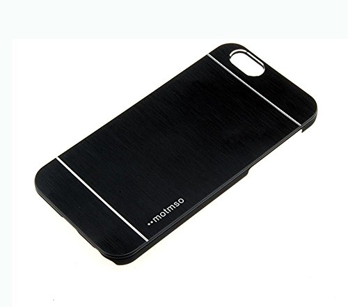 sinoba funda Cover Carcasa Funda Cover Metal Carcasa de aluminio para iPhone 5 5S 6 Plus Samsung Galaxy S5 Note4, negro, iPhone 6