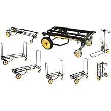 Advantus 86201 Multi-Cart 8-in-1 Cart, 500lb Capacity, 32 1/2 x 17 1/2 x 42 1/2, Black