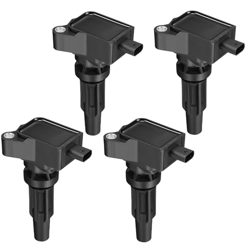 Image of 4 Ignition Coils Pack - Fix Misfires for Ford Bronco /Escape /Explorer /Ranger /Edge & Lincoln Corsair /Nautilus (2.0L /2.3L L4) 2019-2022 - Repl. UF855 /JX6Z12029A