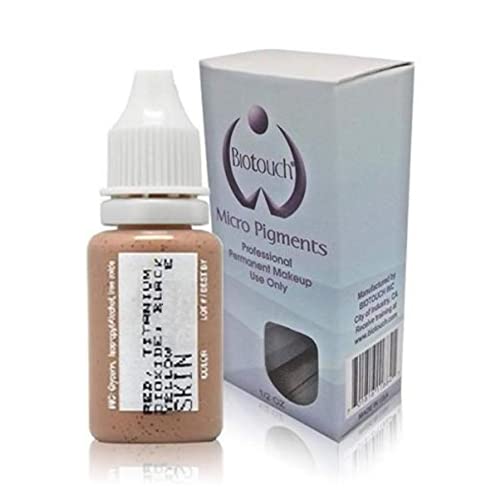 BIOTOUCH Micropigment SKIN Pigment Color Permanent Makeup Microblading Supplies Eyebrow Shading Micropigmentation Cosmetic Tattoo Ink Lip Eyeliner Ombre Feathering Hair Stroke LARGE Bottle 15ml