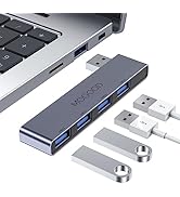 USB Hub for Laptop,MOGOOD USB Hub 3.0 USB Splitter Ultra-Slim Data USB Hub [Charging Not Supporte...