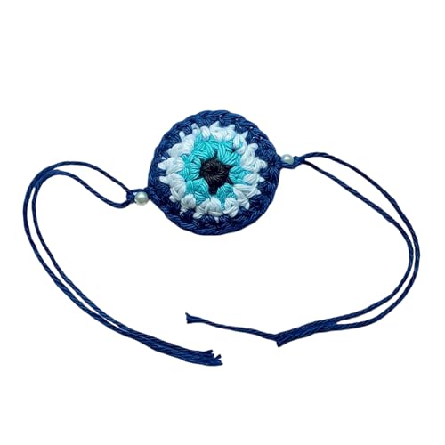 Image of Handmade Crochet Rakhis for Brothers - 100% Pure Cotton /Wool