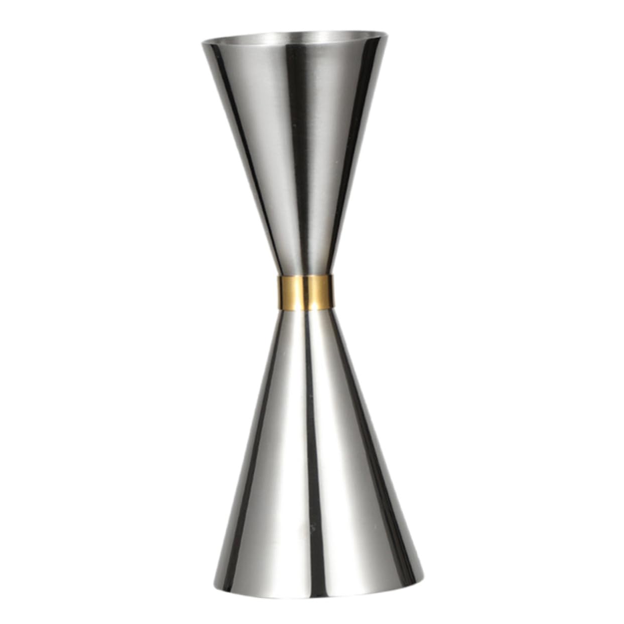 PRETYZOOM Stainless Steel Jigger Scale Double Head Measuring Cup Bar Accessory Ounce Wine Measurer for Bartending