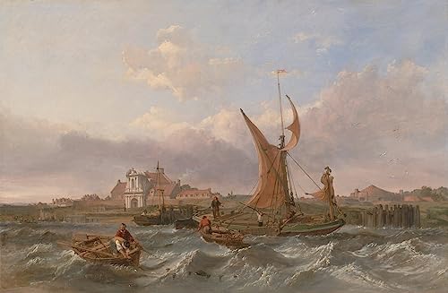 Toile murale abstraite Fort de Tilbury William Clarkson Stanfield Peinture Murale