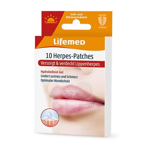 Lifemed - 10 Herpes-Patches transparent - lindert Juckreiz & Schmerz, 3er Pack (3 x 1 Stück)