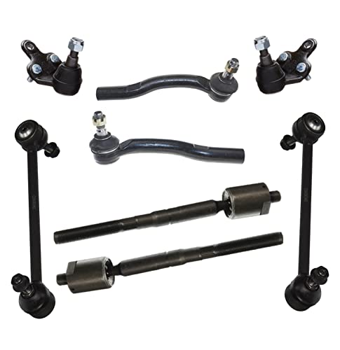 8 Pcs Front Lower Ball Joint Inner Outer Tie Rod End Sway Bar Links Suspension Kit #TOP24