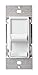 Leviton 6623-PW SureSlide 600W Preset Incandescent Dimmer, 3-Way, White