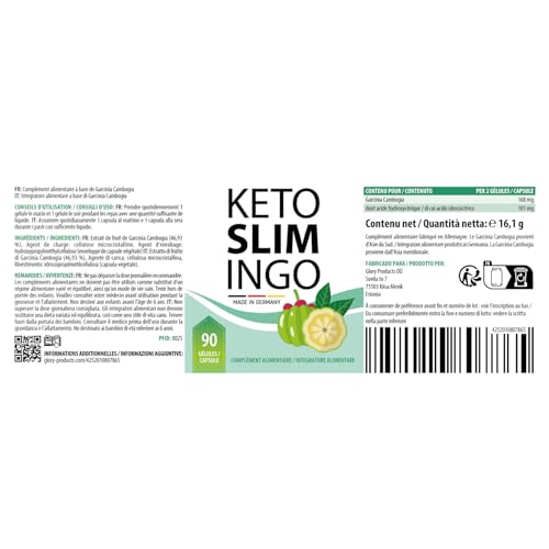 KETO SLIMingo | KETO SLM gélules | Force végétale naturelle pour homme et femme | 90 gélules 1x – Image 3