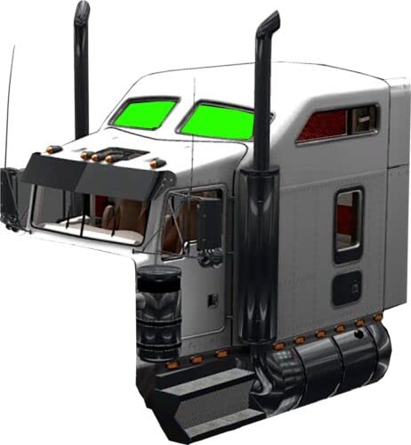 KW Sleeper Sunroof ZenEclipse® Insulated Blackout Window Cover Fits Kenworth W900 (Set of 2)