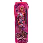 Barbie Fashionista Vestido floral un hombro con pierna protésica Muñeca con pelo rosa y gafas, juguete a la moda +3 años (Mattel HBV21) 12 Barbie Fashionista Vestido floral un hombro con pierna protésica Muñeca con pelo rosa y gafas, juguete a la moda +3 años (Mattel HBV21)