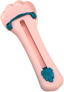 Cat Claw Shaped Cat Strip Squeeze Spoon, Delectables Lickable Cat Treats Spoon, Wet Treat Cat Feeder Spoon Treat Squeeze Spoon for Lickable Wet Cat Treats Liquid Snack Feeding(Pink)