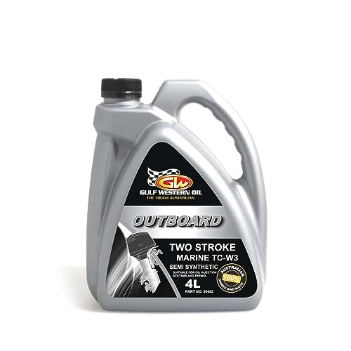 Gulf Western Outboard TC-W3 Two Stroke Marine Engine Oil 4 litre