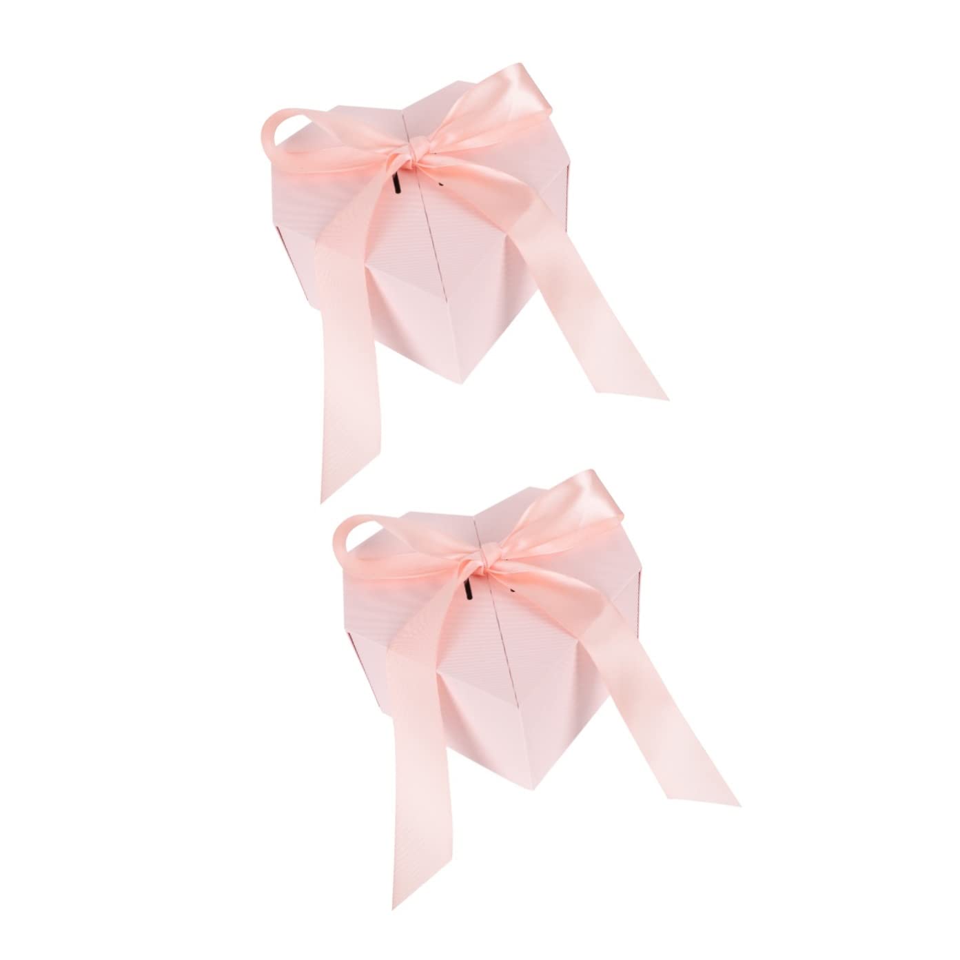 Alipis Tragbarer Koffer 2 Stk Liebe Geschenkbox Strumpffüller Schokolade Geschenkbox in Herzform Süßigkeitentasche Jahrgang Bonbonschokolade Hochzeitsbedarf Brautjungfer Polyester Papier