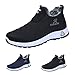 snow shoes for women Boots for Women 2025 Cute Winter Warm Ankle Short Snow Boots Casual Fashion Comfortable Fleece Lined Walking Shoes 7.5 Black-a