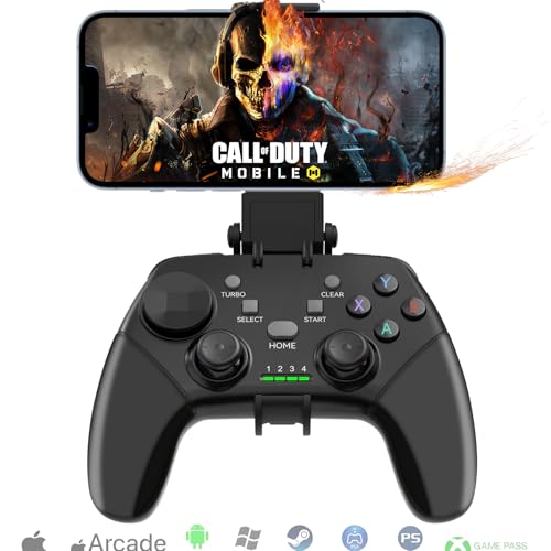 Megadream Wireless Mobile Gaming Controller Gamepad for iPhone/Android/iPad/PC/Switch/PS4/iPad...