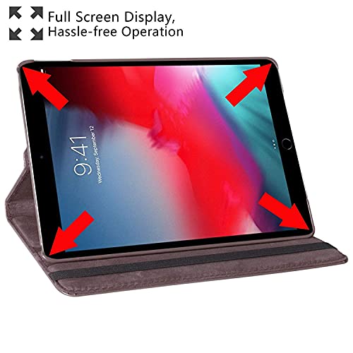Image of M Cart Cases for iPad PRO 10.5 Inch 2017 / Air 3 (3rd Gen) 10.5 Inch 2019 [ A1701 A1709 A2152 A2123 A2153 A2154 ] (Brown)