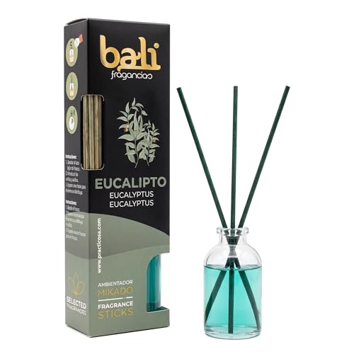 Bali fragancias Ambientador Mikado EUCALIPTO Difusor con varillas de ratán