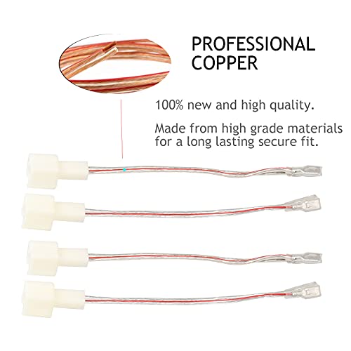 Red Wolf Car Door Speaker Wiring Harness Adapter Connector Plug Compatible With Nissan Sentra Altima Rogue 2004-2019, Infiniti 2006-2018 Model 4Pcs #TOP3