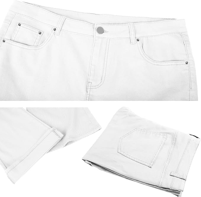 Men's 60s 70s Disco Bell Bottom Relaxed Stretch Vintage Pants Fit Flared Comfort Retro Jeans3