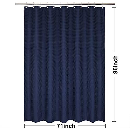 image for Barossa Design Extra-Long Waffle Weave Shower Curtain 71 Inch W x 96 I