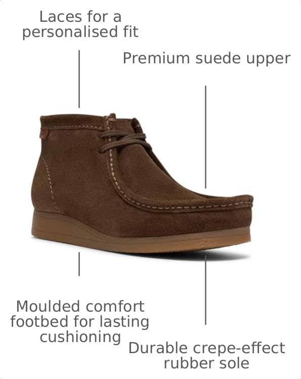 Image of Clarks mens Wallaston Boot | Casual Boots
