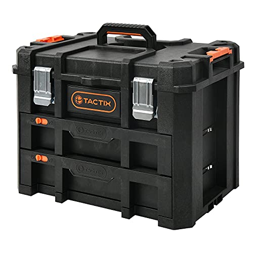 TACTIX HD Modular Tool Storage System (Werkzeugkoffer mit 2 Schubladen) Cover