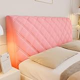 QMZDXH Headboaed Cover, Terciopelo Grueso Fundas Cabecero, Cabecero para Cama Cubierta Protectora, cabecero con almacenaje Prueba De Polvo cabecero Cama 150/160/180/190/200/220 cm F,190cm